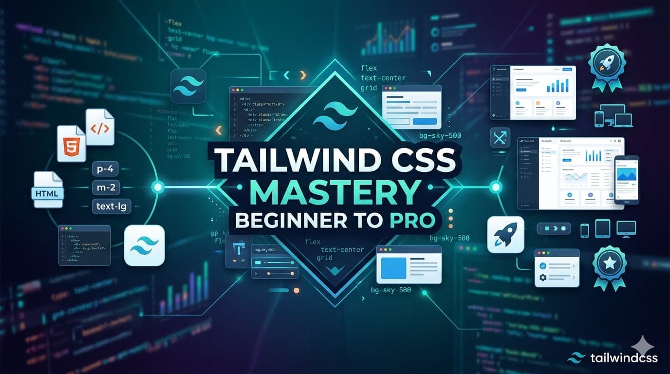 Tailwind CSS Mastery (Beginner to Pro)