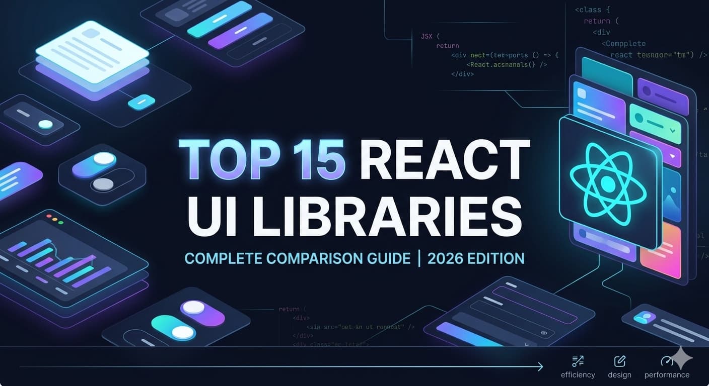 Top 15 React UI Libraries for 2026: Complete Comparison Guide