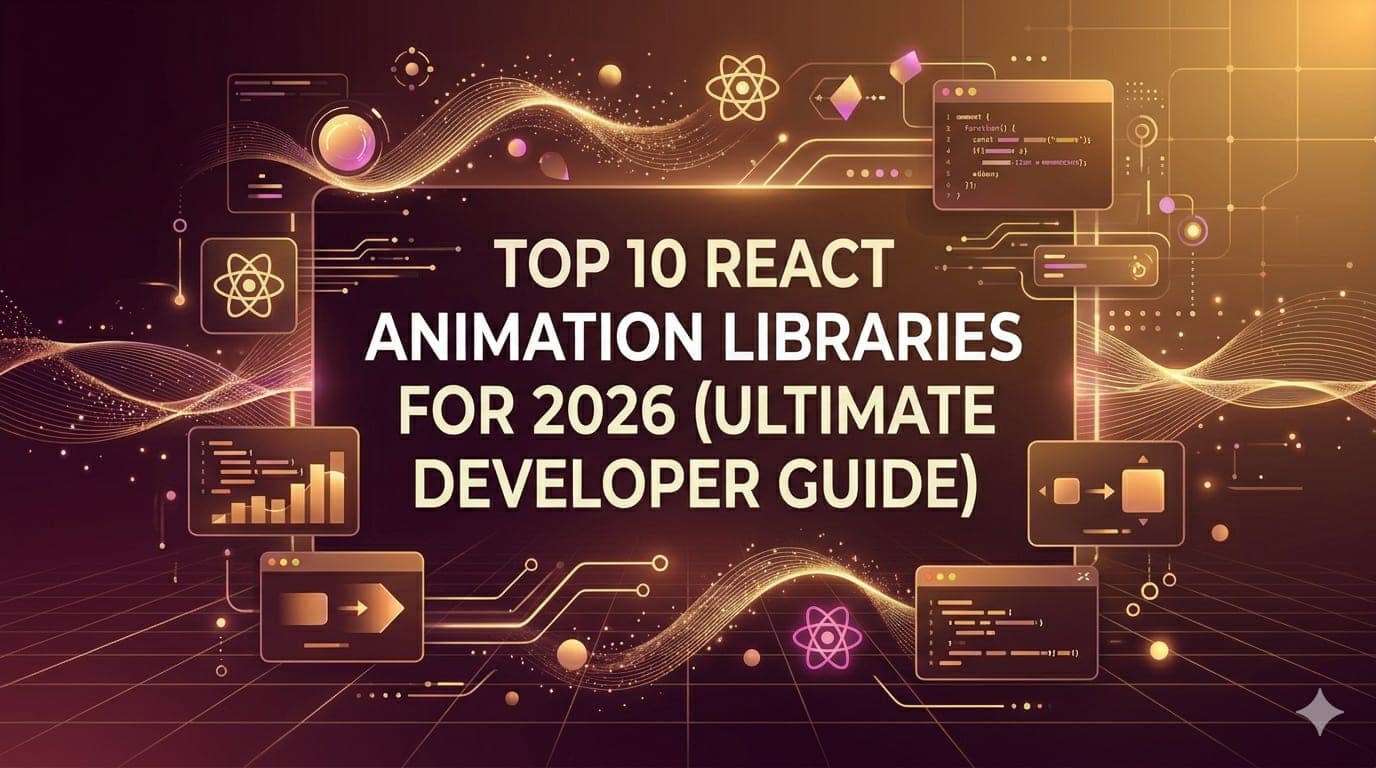 Top 10 React Animation Libraries for 2026 (Ultimate Developer Guide)