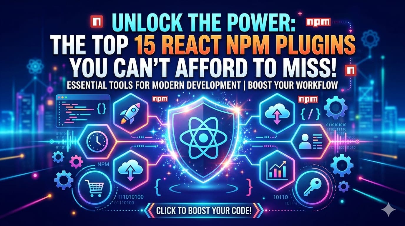 Top 15 React npm Plugins Every Developer Should Use