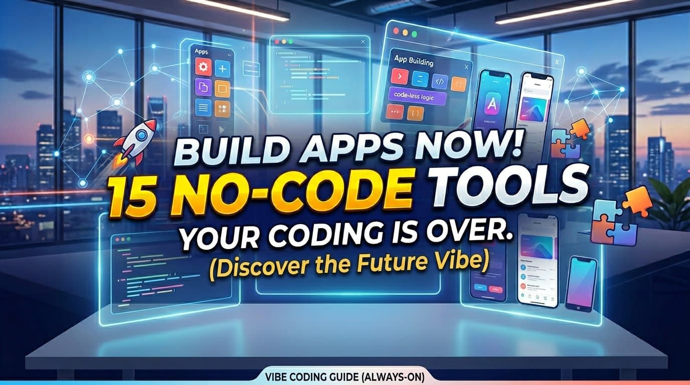 15 Best No-Code Vibe Coding Platforms to Build Apps Without Coding