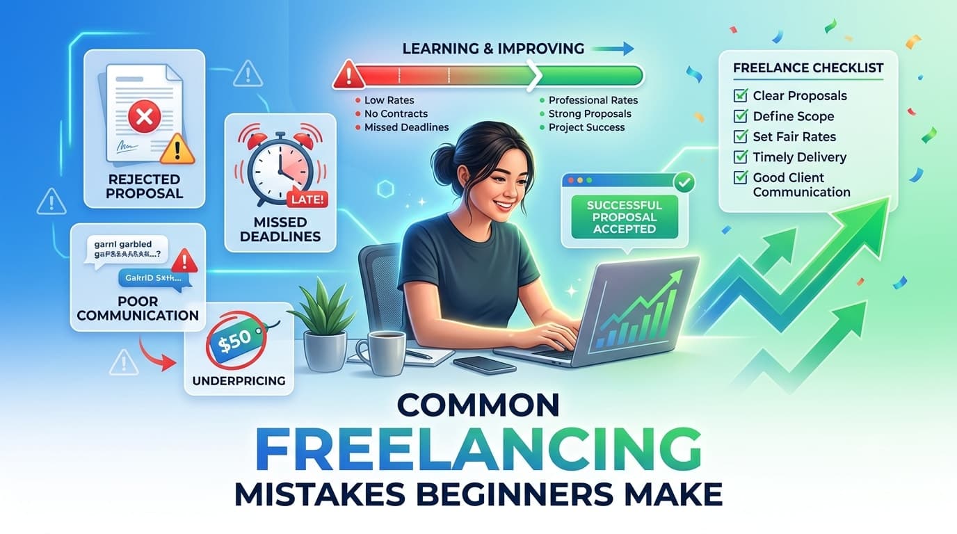 Common Freelancing Mistakes Beginners Make
